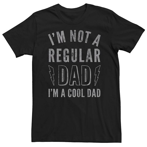 

Футболка с принтом "Big & tall i'm not a regular dad, i'm cool" Licensed Character