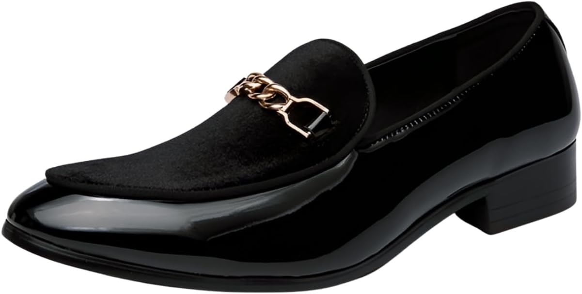 

Мужские туфли-лоферы Santimon, слипоны, модные туфли, классические мокасины для смокинга, вечеринки и свадьбы, черный