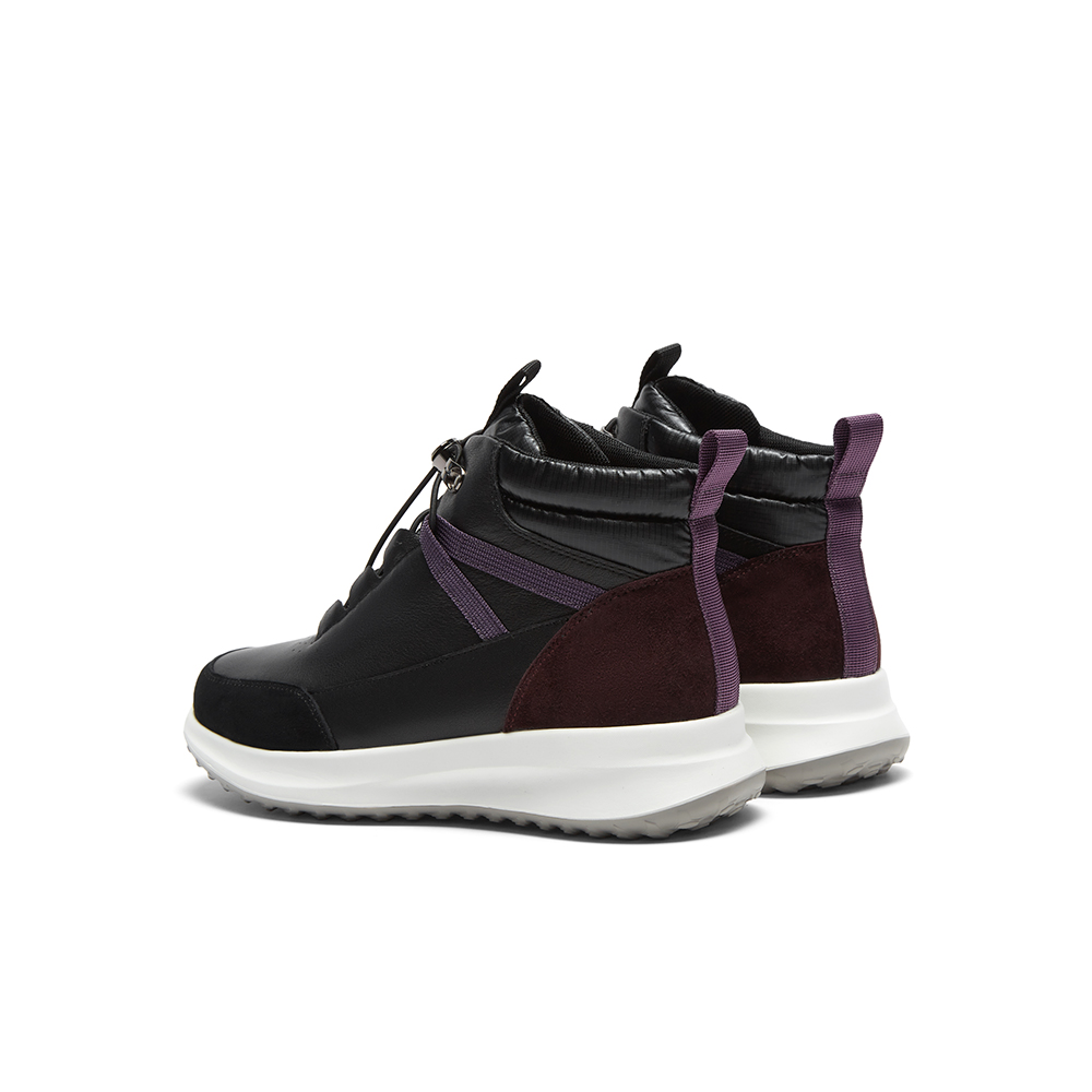 SKAP Женские ботинки на шнуровке черно-фиолетовые, цвет Black/Purple — фото 4