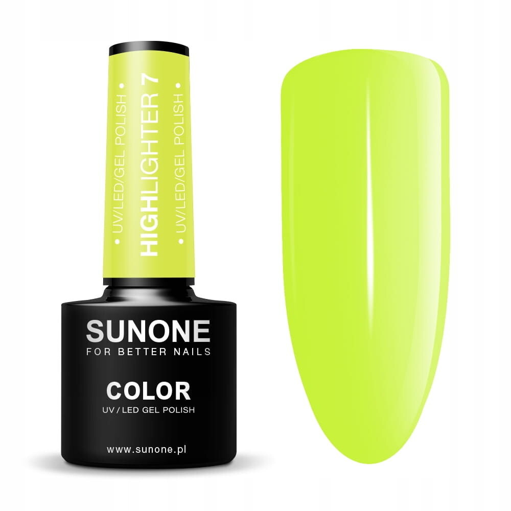 

Sunone Highlighter 7 неоновый гибридный лак 5г