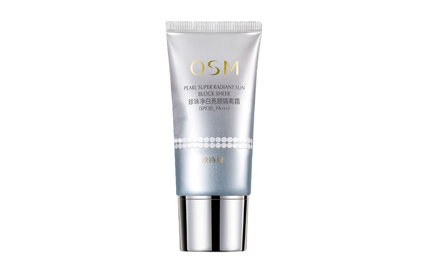 OSM Крем для сияния кожи pearl pure white без макияжа увлажняющий солнцезащитный праймер осветляющий 30г/40г/40г х 2 флакона — фото 3
