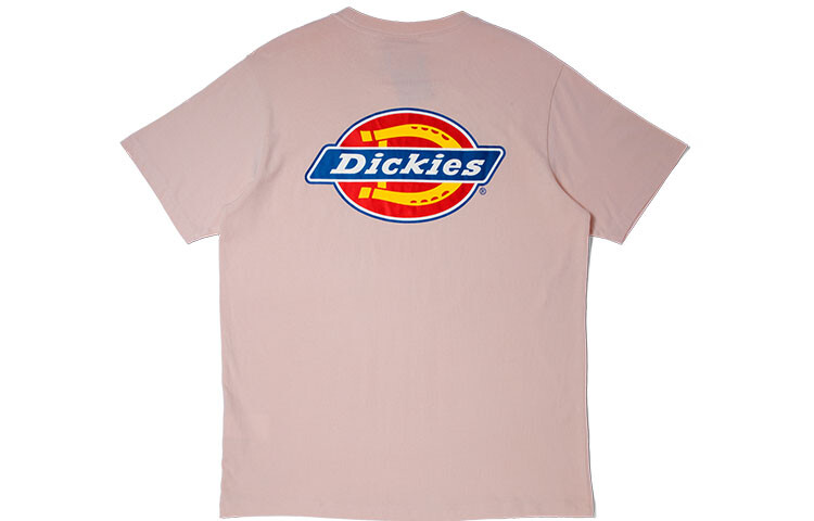 

Футболка унисекс пыльно-розовая Dickies, розовый