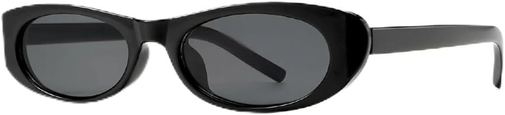 

Ретро-модные маленькие солнцезащитные очки для женщин и мужчин, классический винтажный стиль, защита от УФ-излучения UV400, для активного отдыха на природе VFDHN, Black