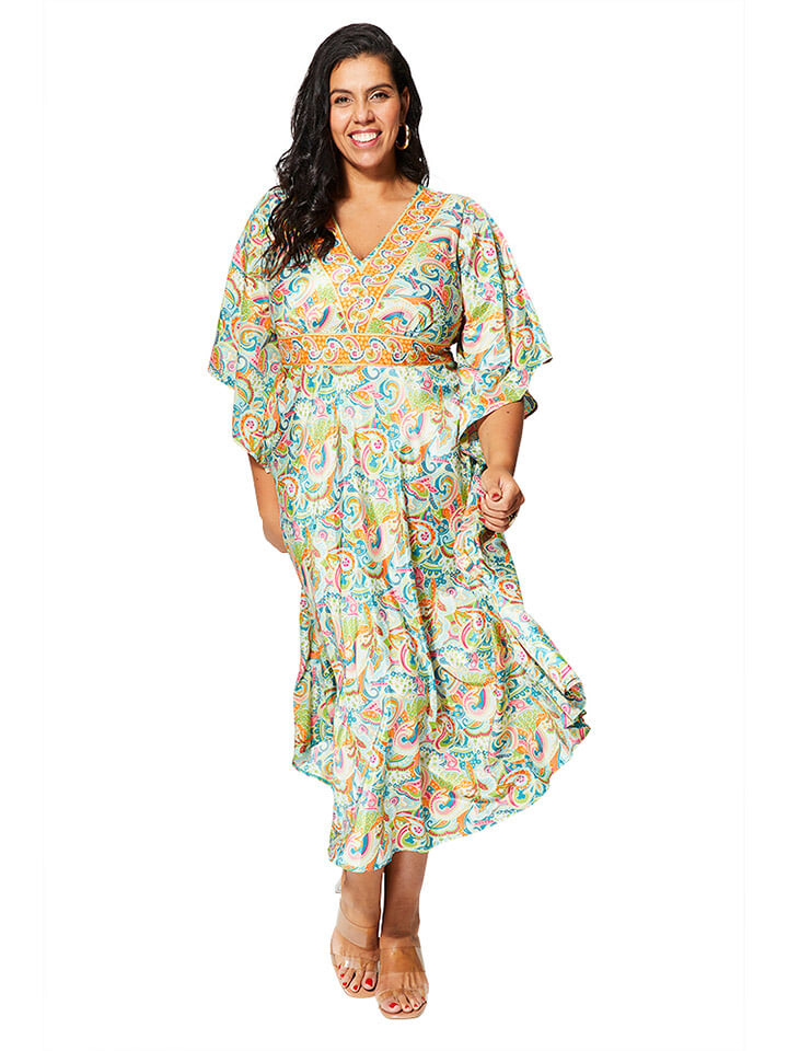 

Длинное платье Aller Simplement, цвет grün/orange