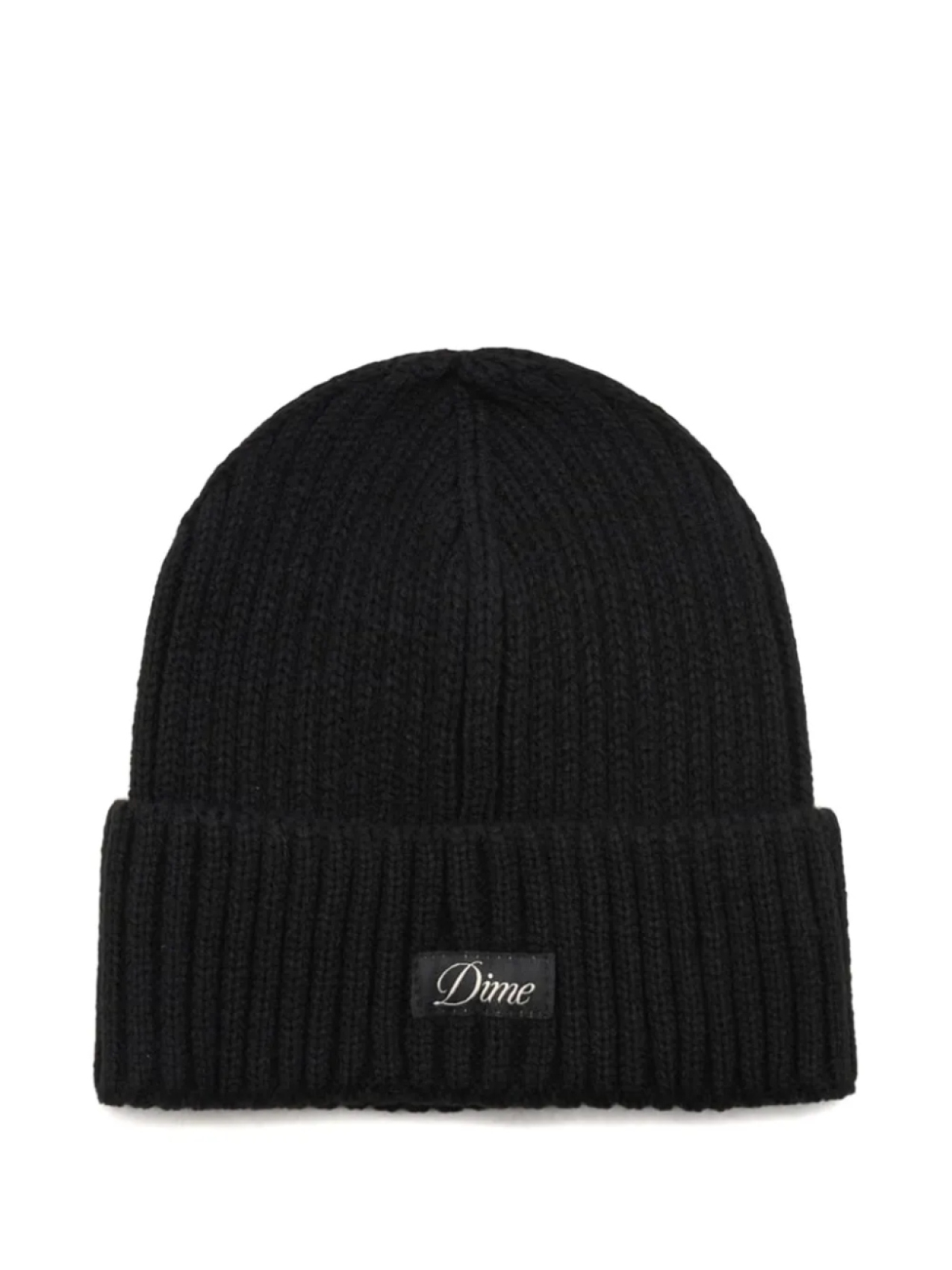 

Dime шапка бини Cursive Fold, черный