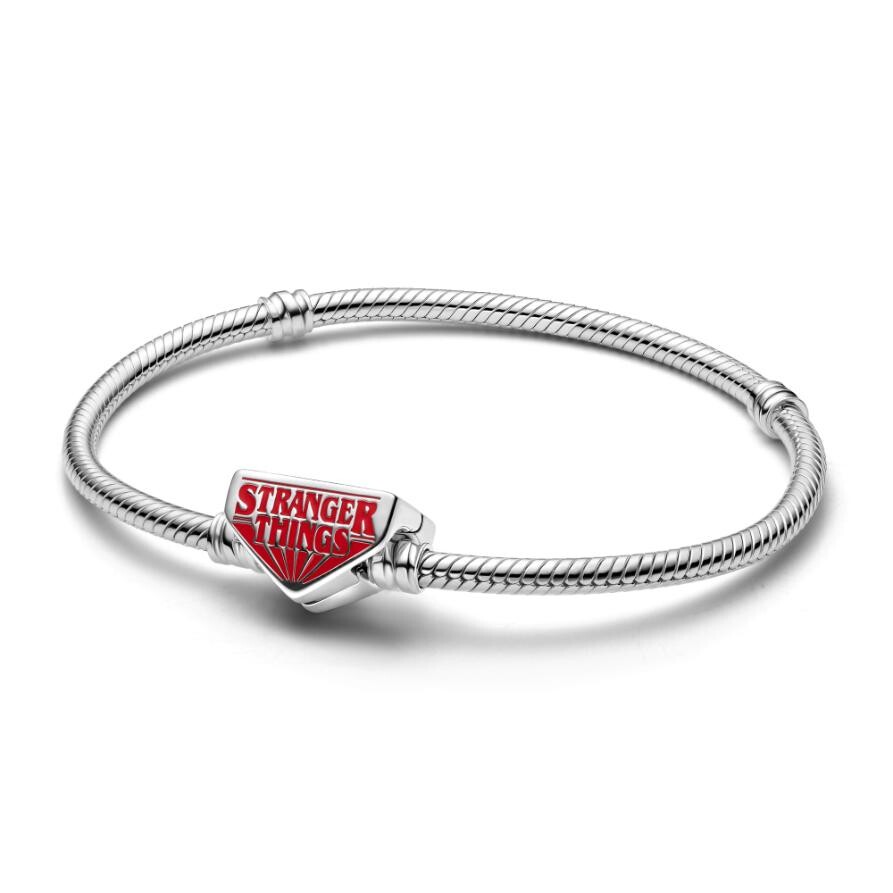 

Браслет Stranger Things Clasp Snake Chain Pandora, стерлинговое серебро