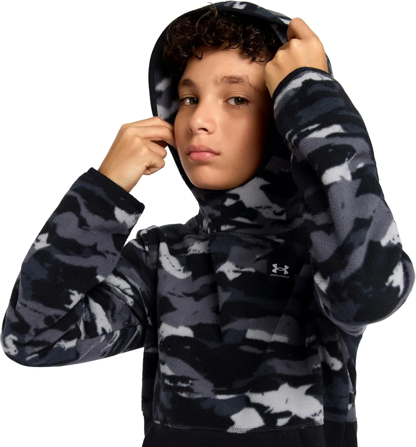 Детская толстовка на молнии Under Armour Outdoor Collection, Black Pb — фото 2