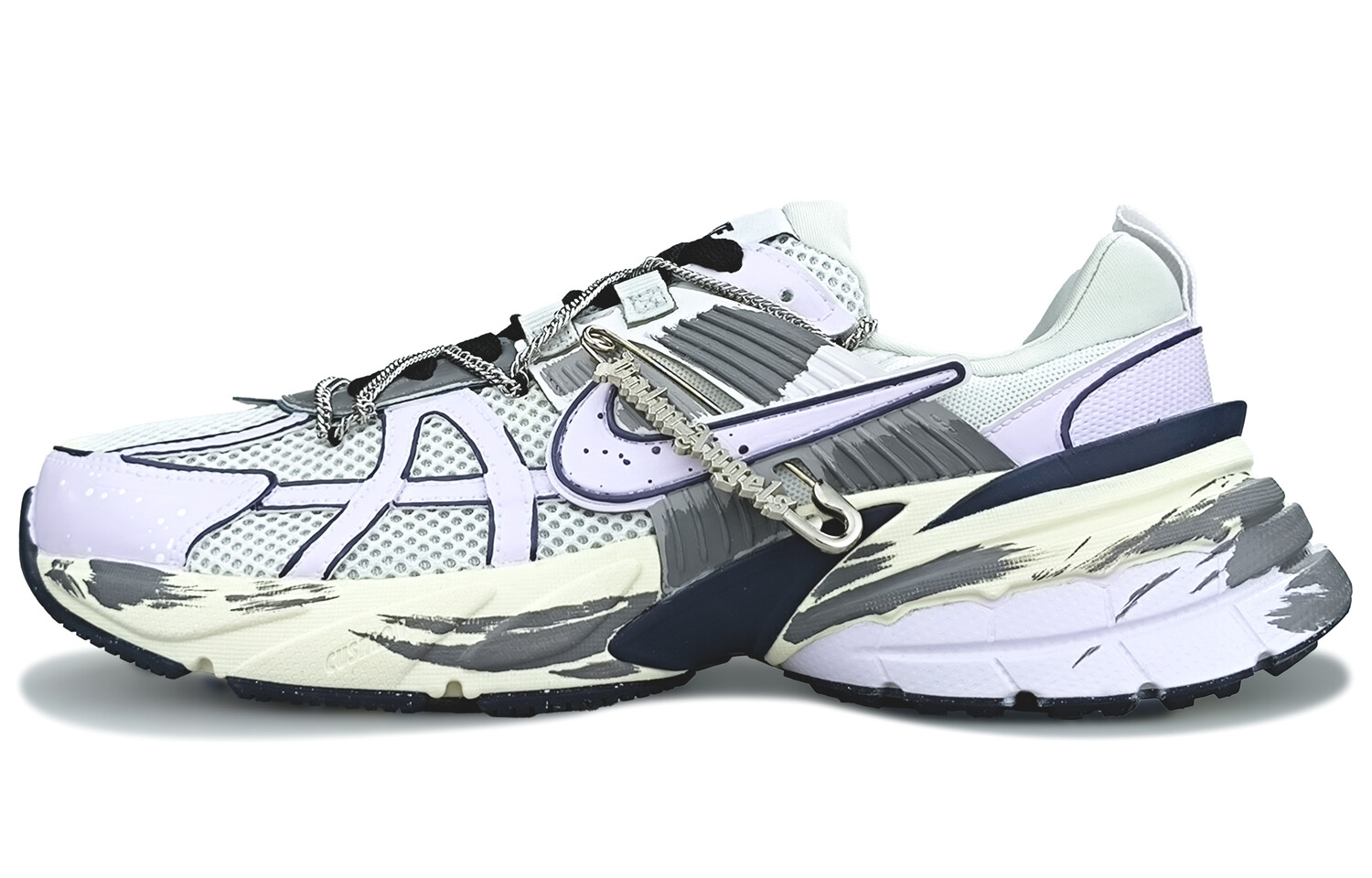 

Кроссовки для бега V2K Run женские с низким верхом Gray Matter/Concrete/December Sky Nike