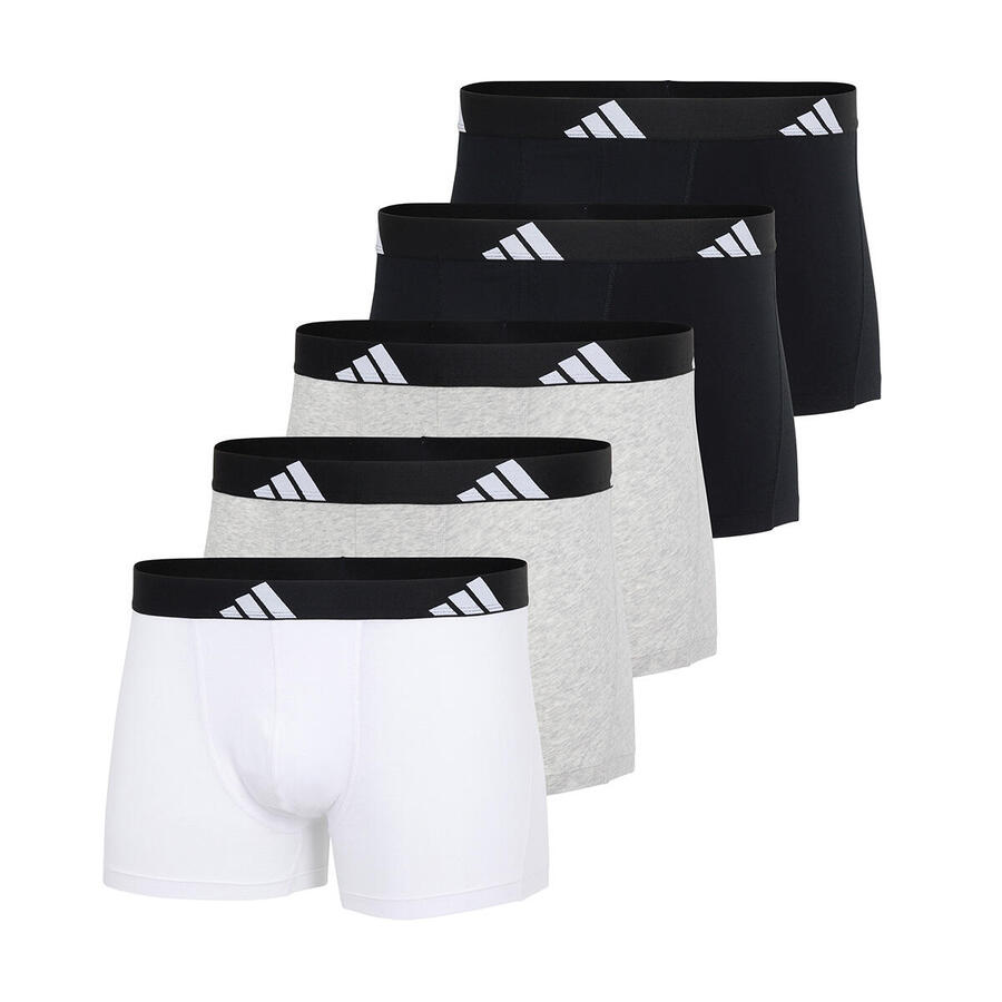

ADIDAS Мужские шорты/брюки в ретро-стиле – упаковка из 5 шт., Active Flex Cotton