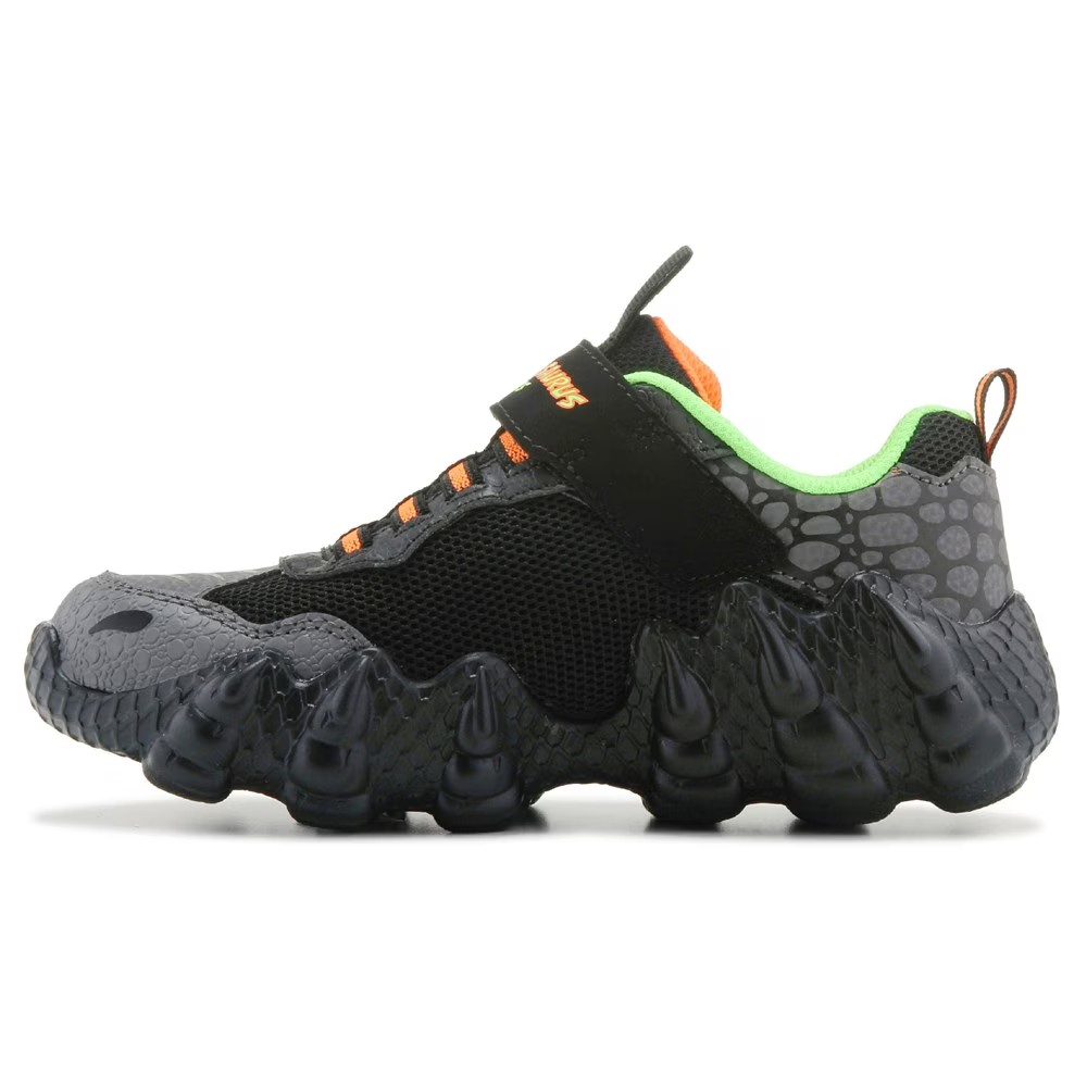 Светящиеся кроссовки Skech-O-Saurus для маленьких/больших детей Skechers, черный — фото 3