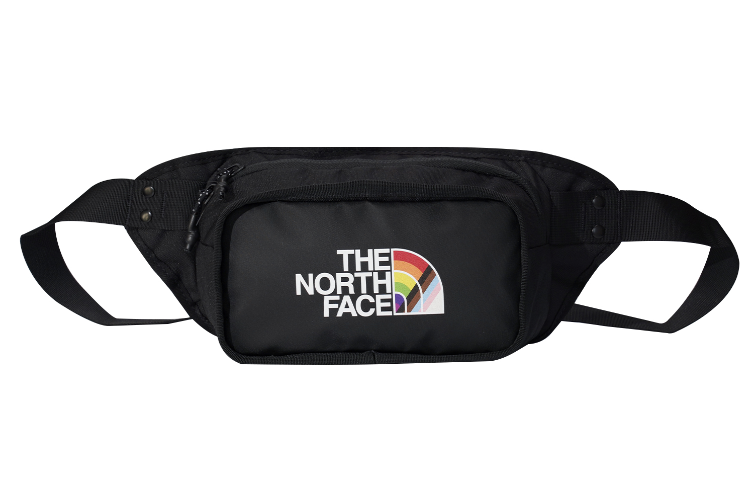 

THE NORTH FACE Объемный поясной рюкзак кроссбоди из ткани унисекс чисто черный