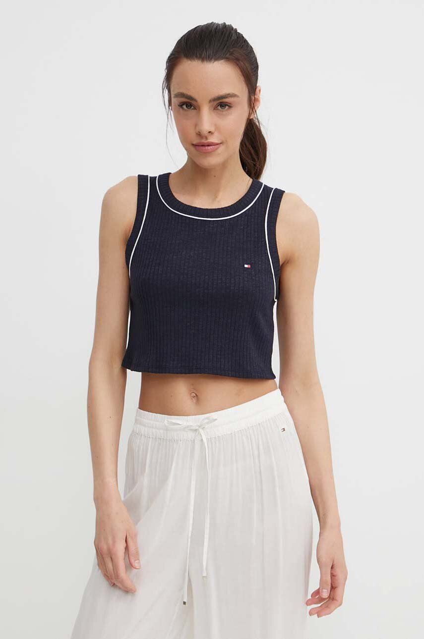

Топ Tommy Hilfiger, темно-синий