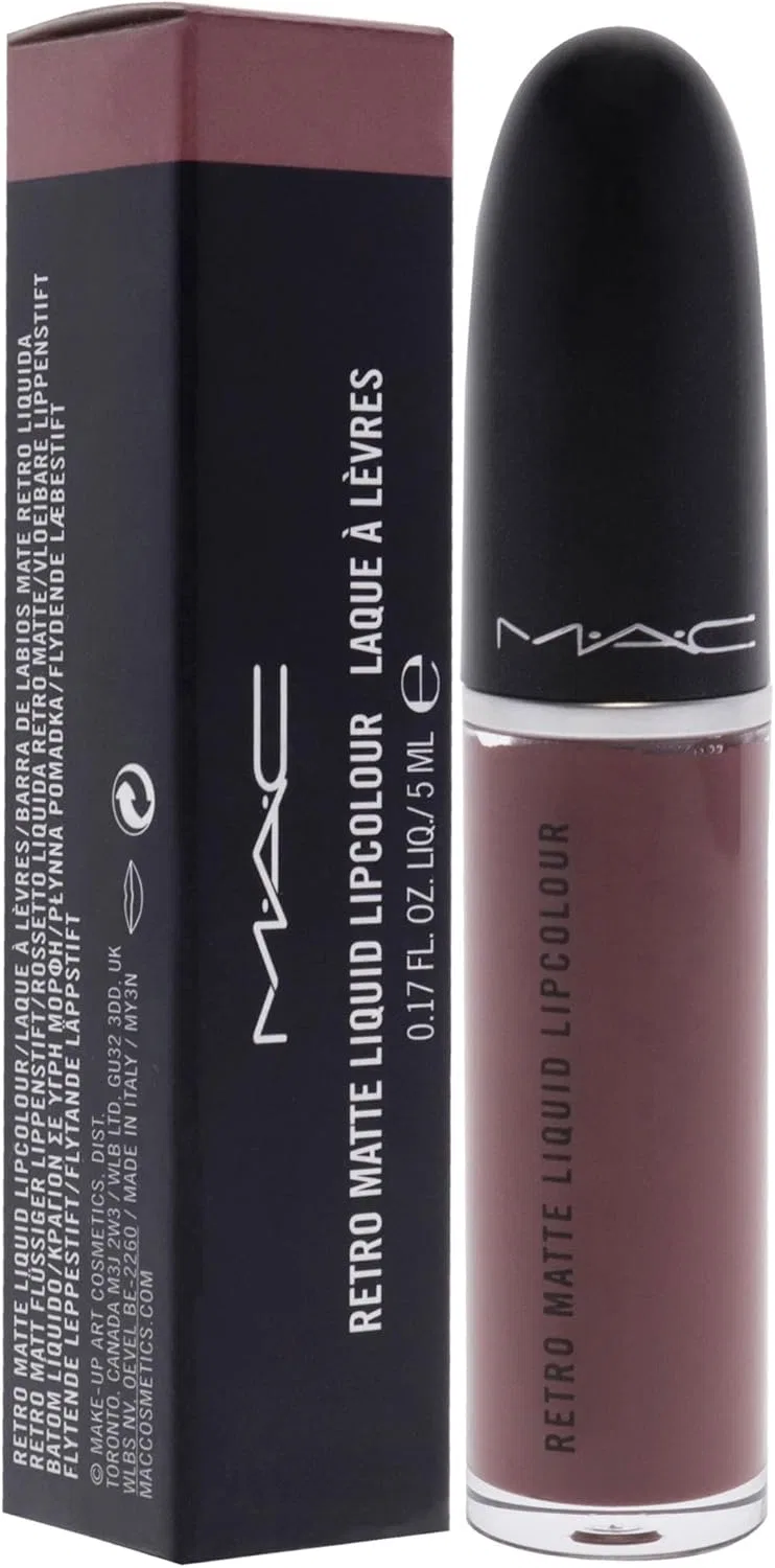 Матовая помада MAC Retro Matte Lipstick Topped With Brandy 5 мл коричневый — фото 3