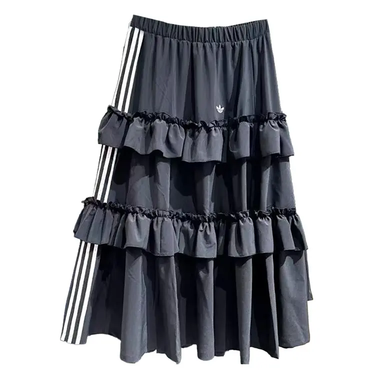 

Повседневная длинная юбка женская Adidas Originals, черный