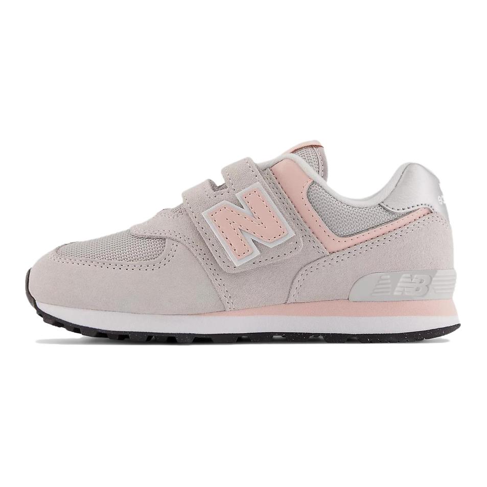 

Детские кроссовки 574 Suede New Balance, розовый/серый