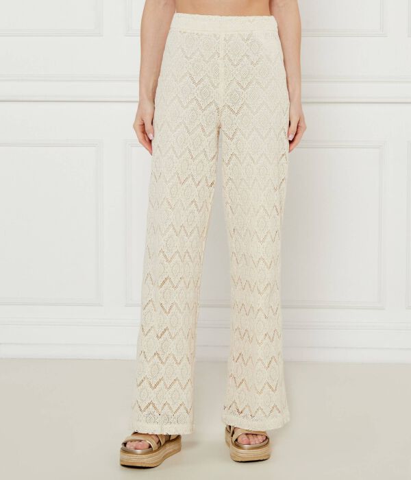 

Брюки Flare fit Twinset, желтый