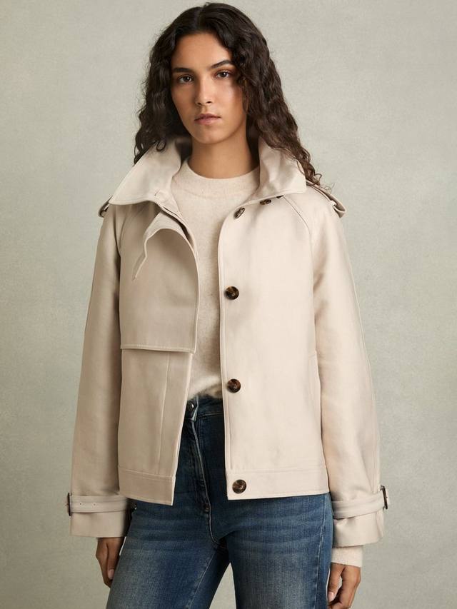 

Короткое пальто mac от mila Reiss, цвет Neutral