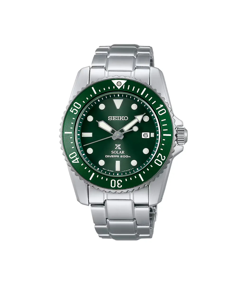 

Мужские часы Prospex SNE583P1 со стальным и серебряным ремешком Seiko, серебряный
