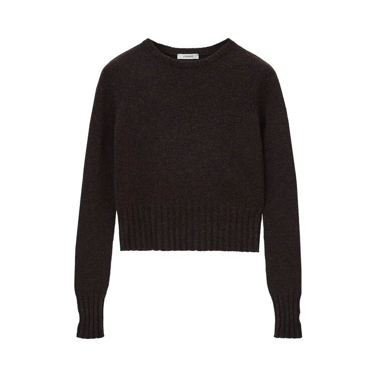 

Свитер Lemaire Fitted Sweater Dark Acajou Melange, коричневый
