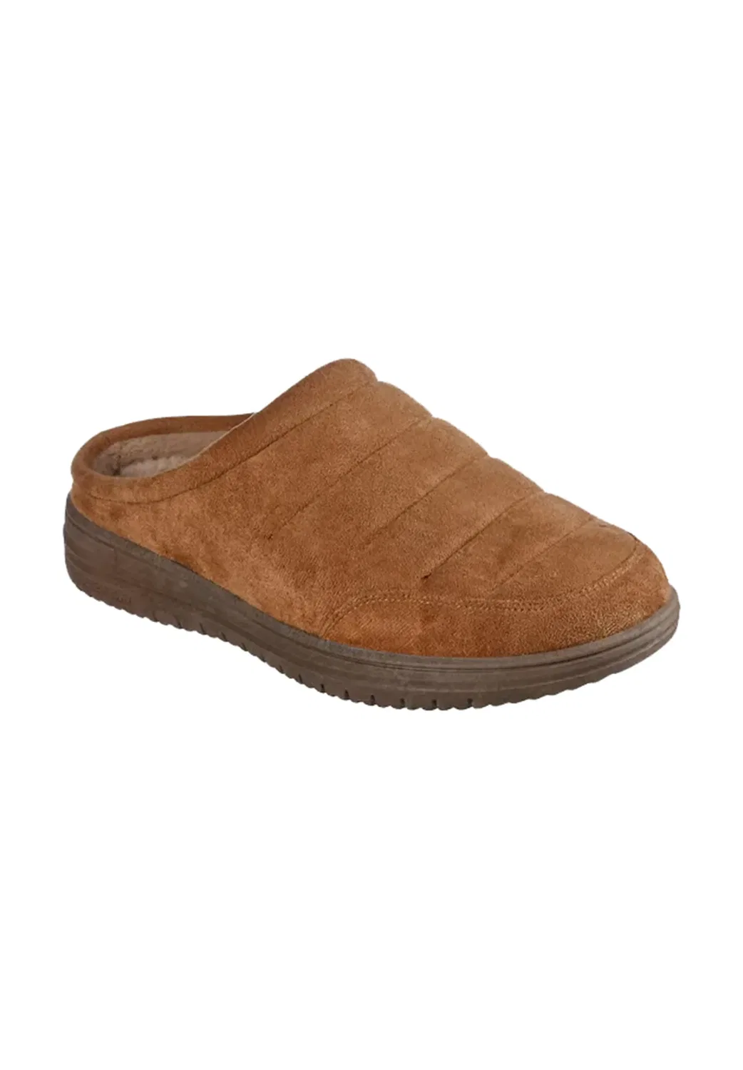 Тапочки домашние на микроволокне Skechers, коричневый