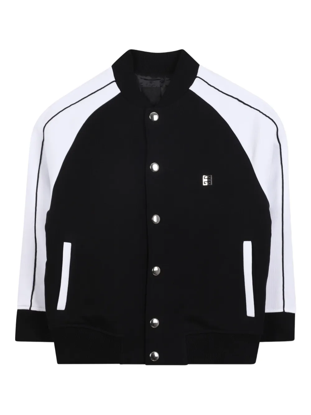 

Бомбер с контрастными вставками Givenchy Kids, черный