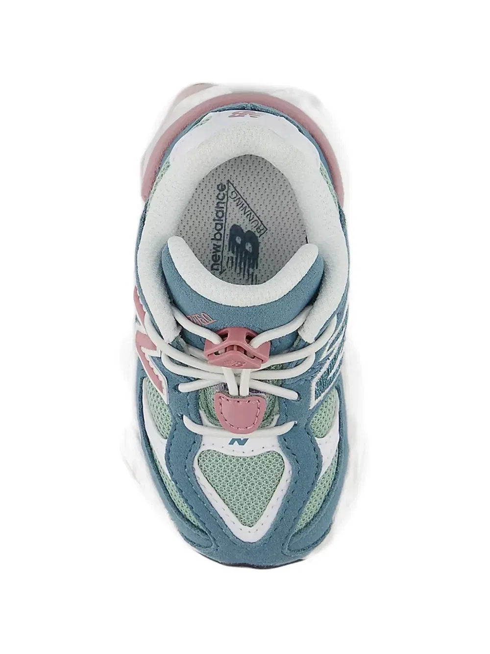Кроссовки 9060 на низкой подошве New Balance Kids, синий — фото 3