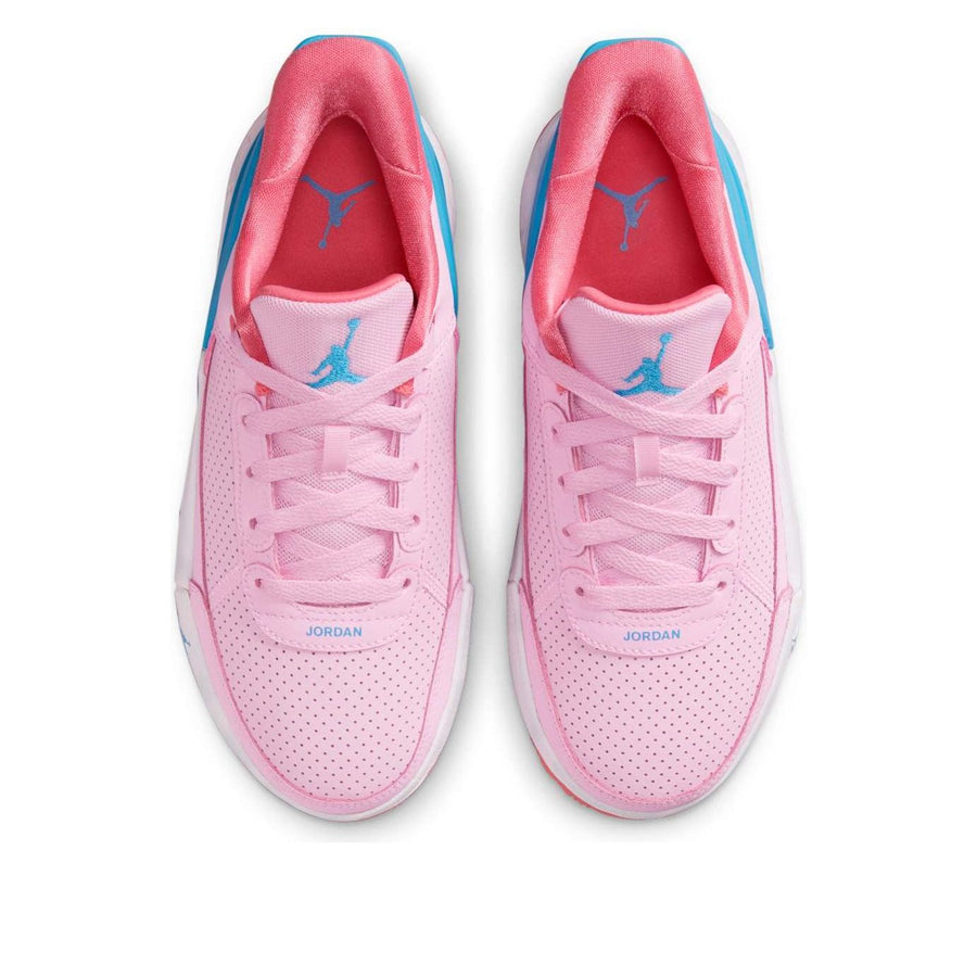 Кроссовки (GS) Air Jordan Day1 EO 'Pink Foam Blue Lightning', розовый — фото 4
