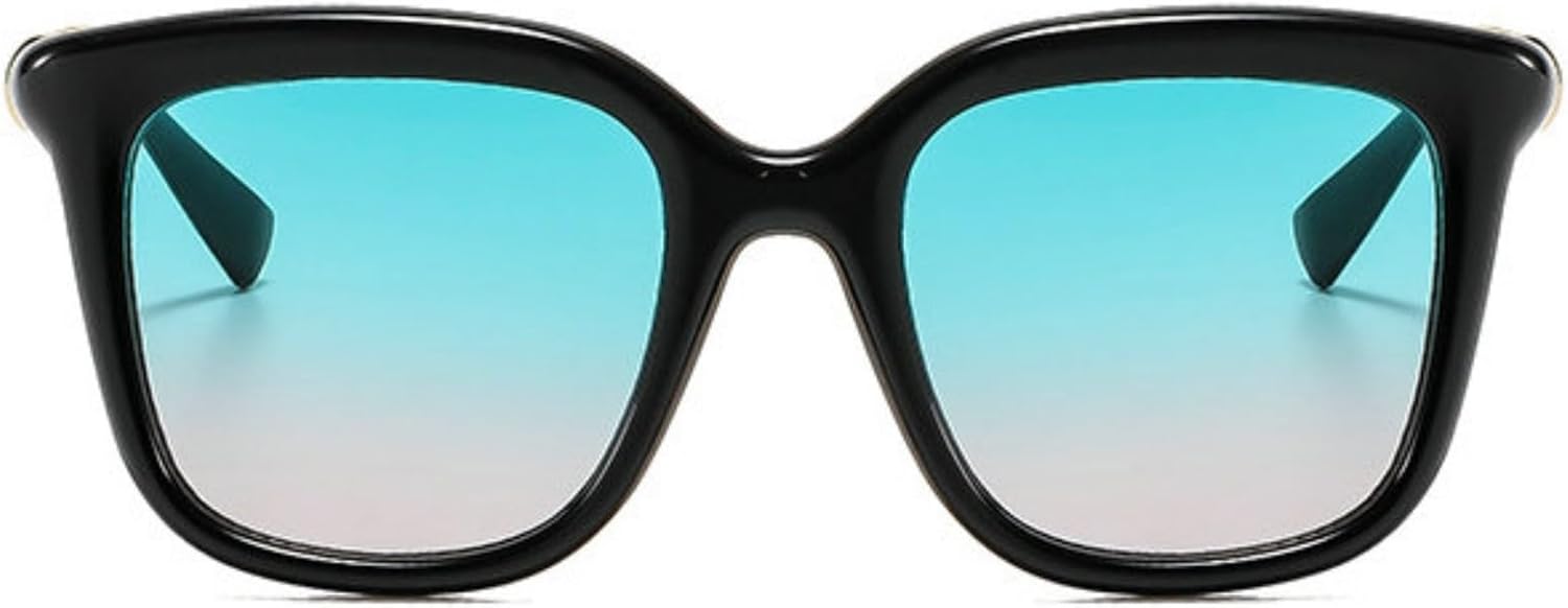 

Willochra Модные солнцезащитные очки большого размера «кошачий глаз» для женщин, металлическая оправа, защита от УФ-излучения UV400, трендовые квадратные солнцезащитные очки для активного отдыха, черные, C5