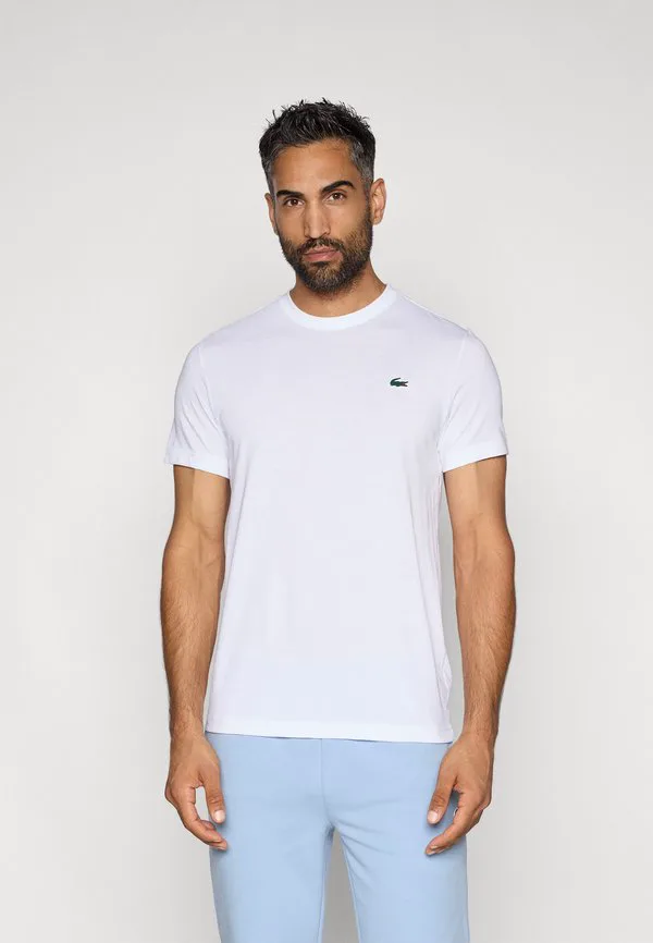 Теннисная футболка, спортивная футболка Lacoste Sport, White — фото 3