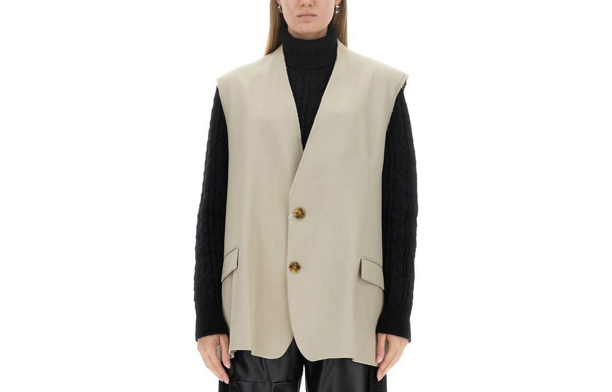 

Жилет женский Mm6 Maison Margiela, бежевый
