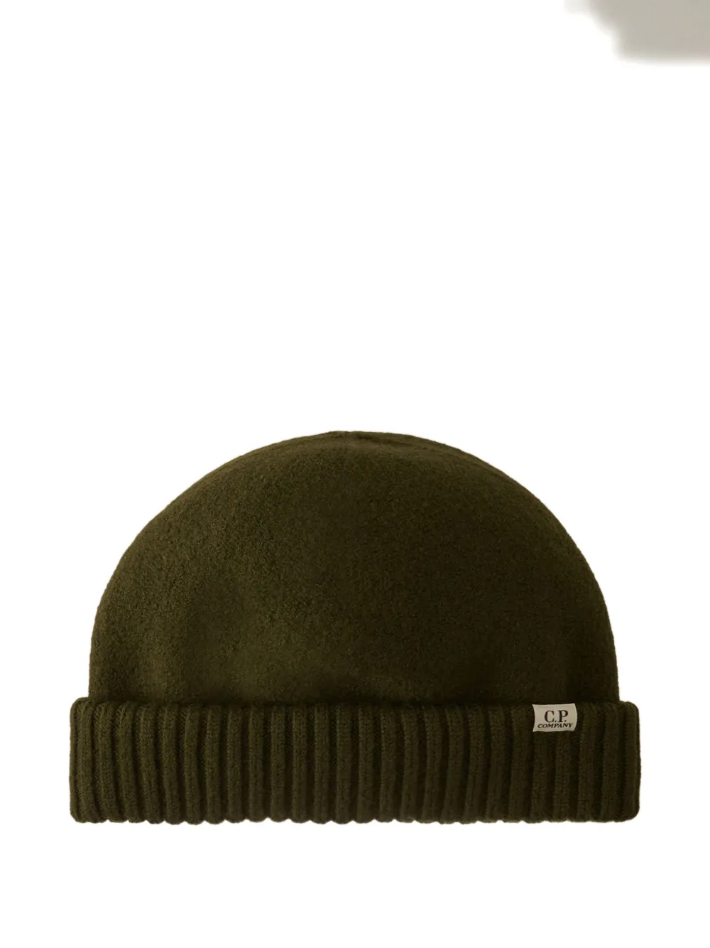 

Шерстяная шапка с нашивкой-логотипом C.P. Company, зеленый