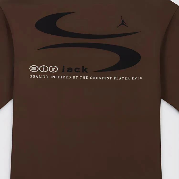 Футболка travis scott Jordan, Horsehair Brown — фото 4