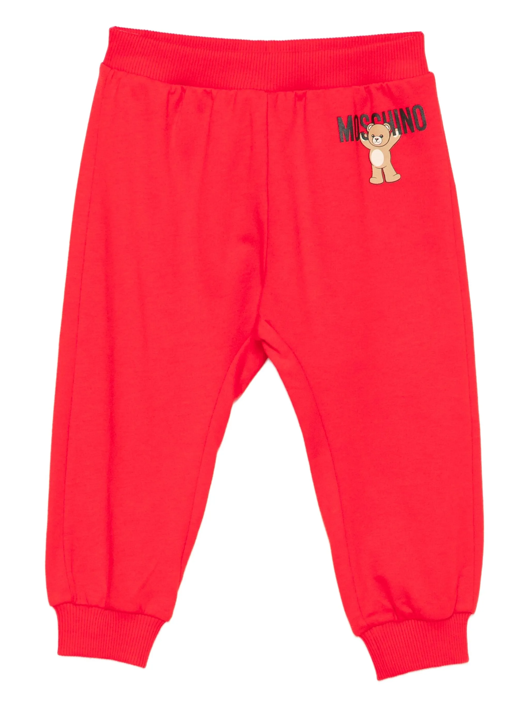 

Спортивные брюки с логотипом Moschino Kids, красный