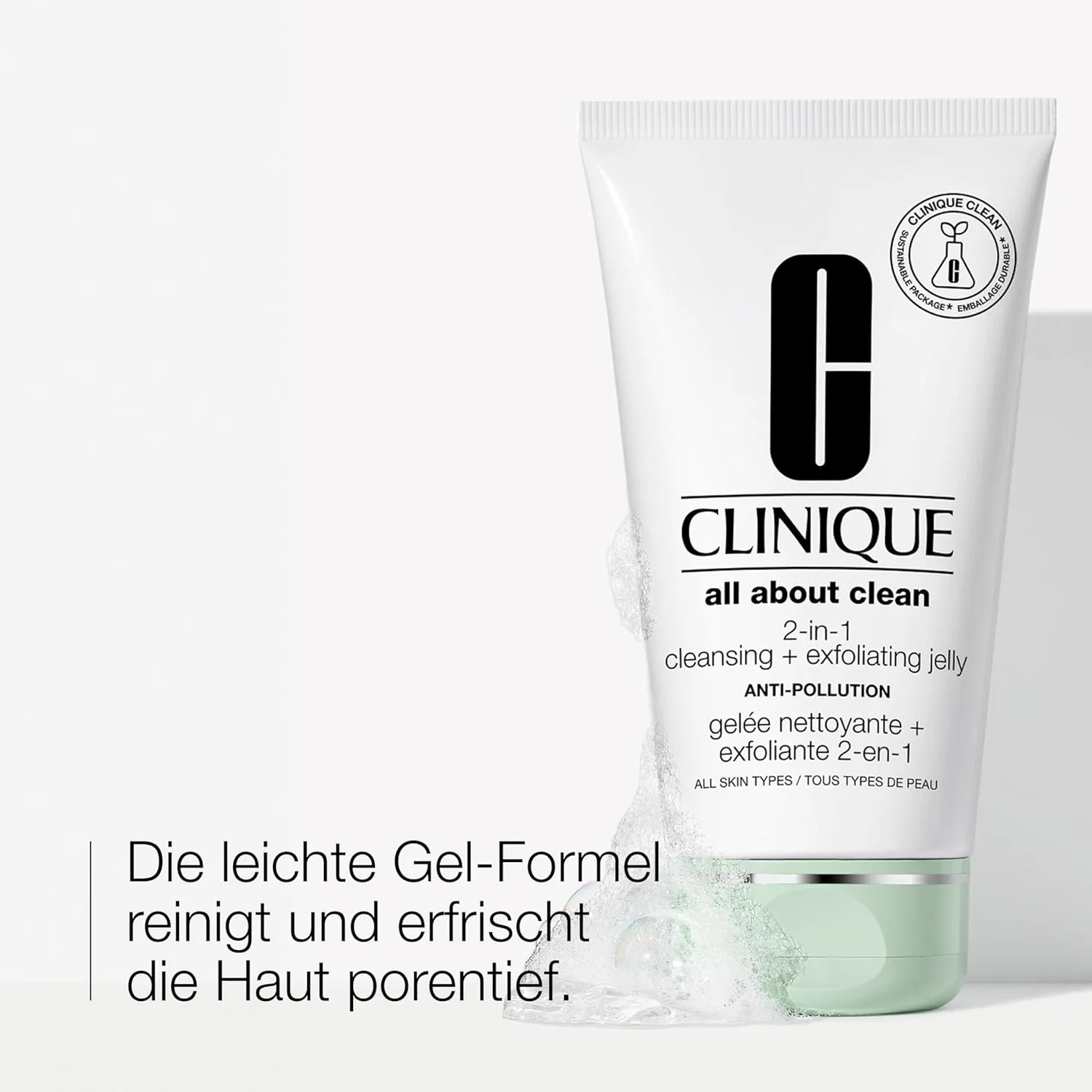 Гель для умывания Clinique — Очищающий и отшелушивающий гель «All About Clean -in- » от — фото 2