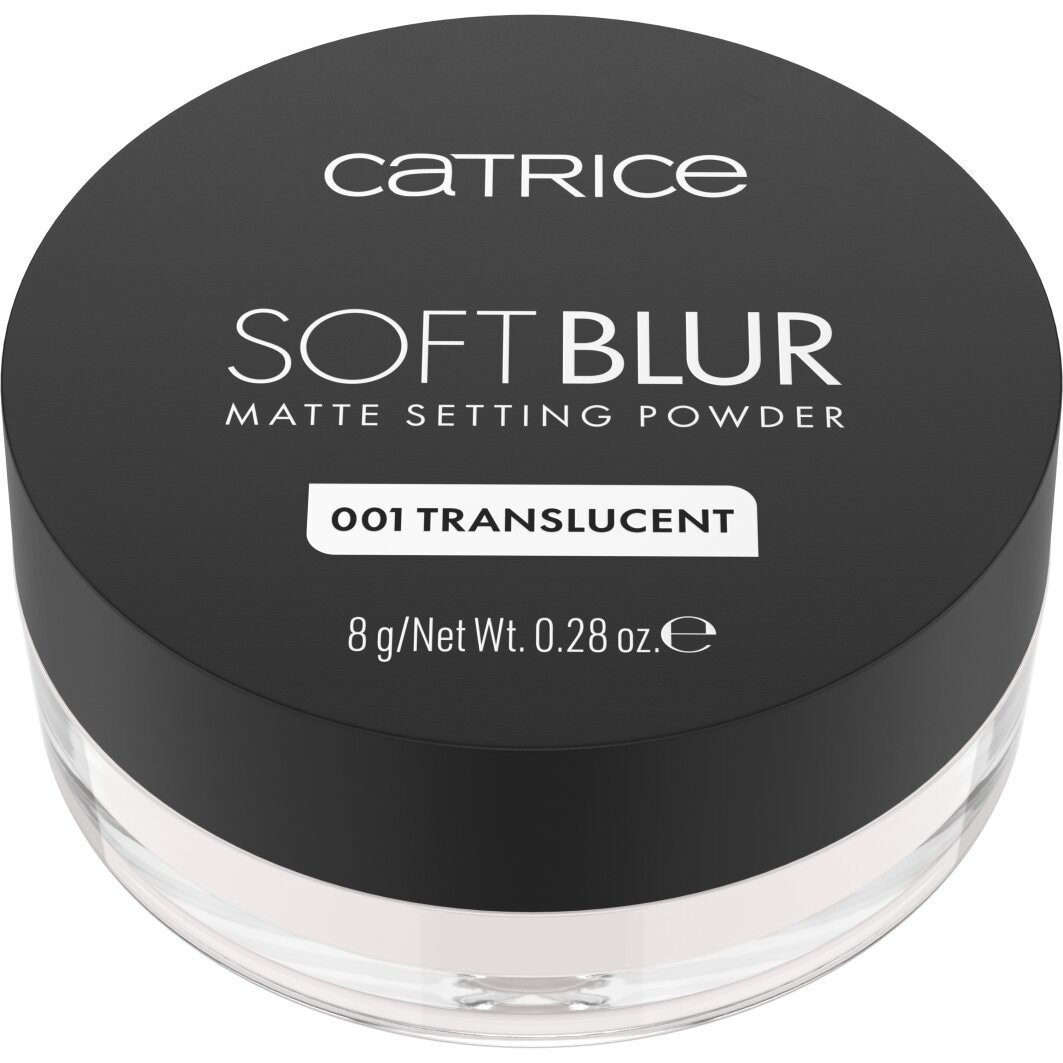 

Пудра для лица soft blur matte setting Catrice, 001 translucent, вес 8 гр.