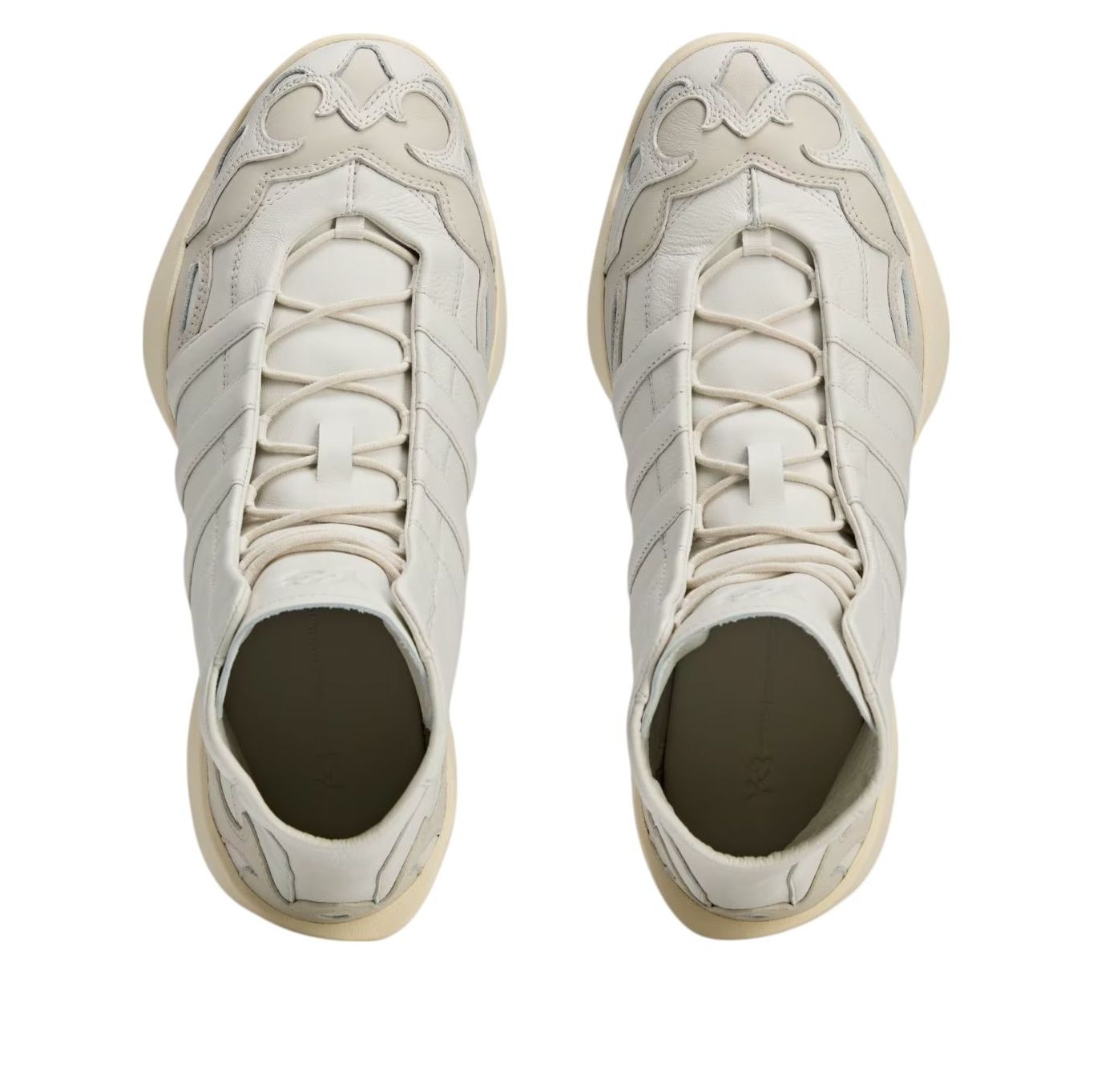 Adidas Y-3 Regu 2002 Hi 'Beige Alumina Cream White' — фото 3