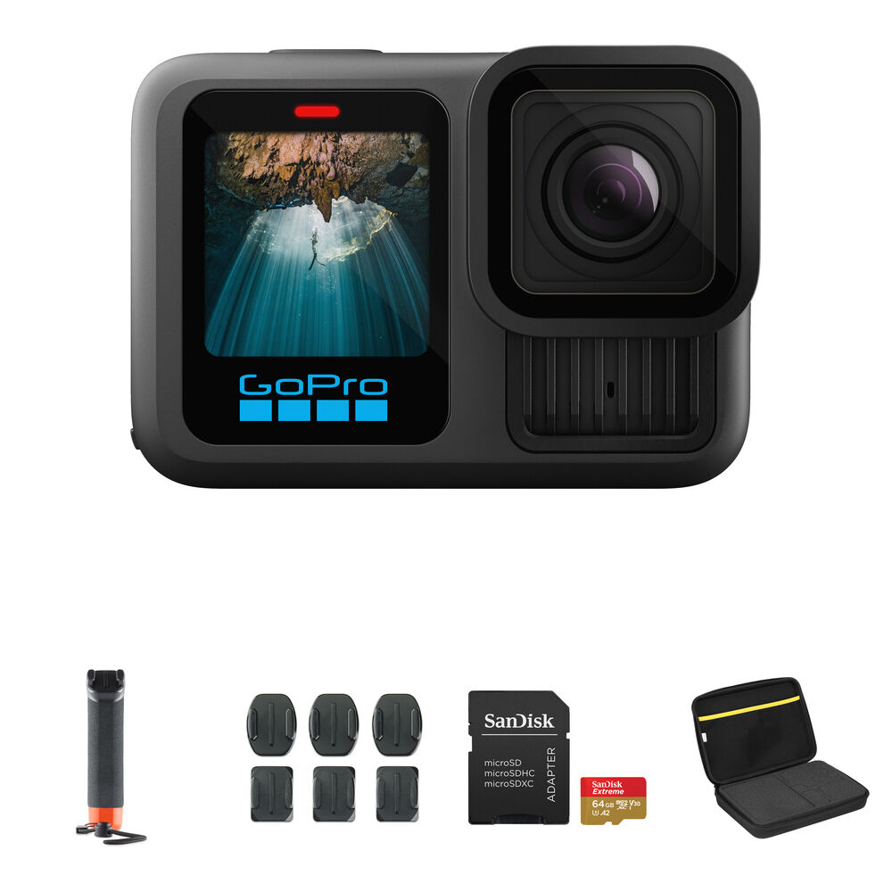 

Экшн-камера GoPro HERO13 Black with Memory Card and Accessories Bundle
