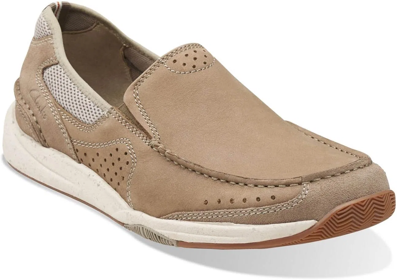 Лоферы мужские Clarks, цвет Taupe — фото 2