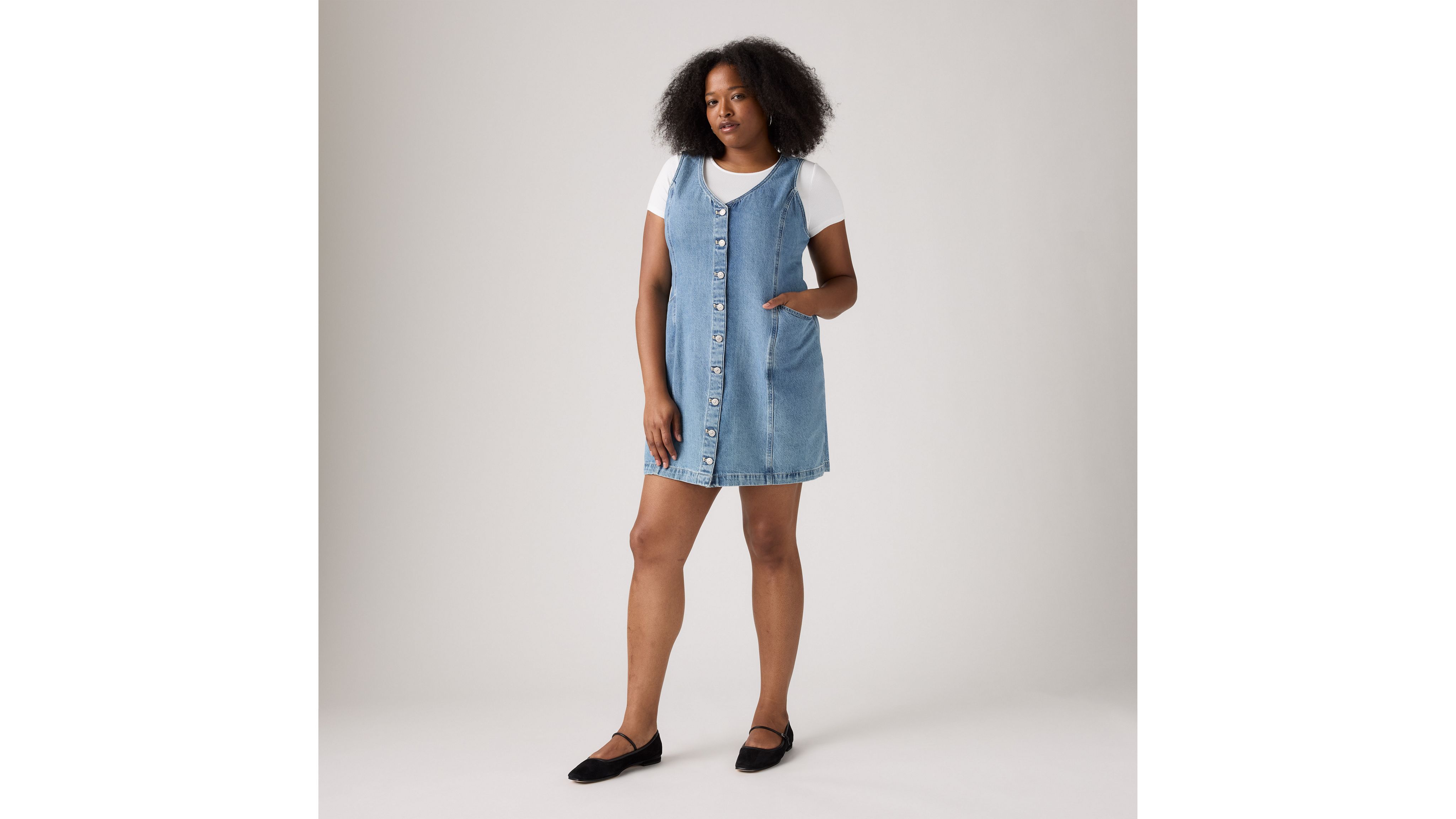 

Платье-жилет Vianna (большие размеры) Levi's, Special Showing - Medium Wash