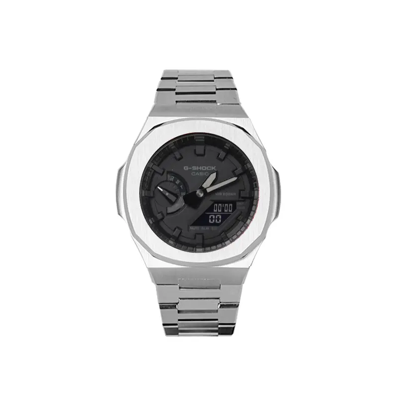 

Унисекс часы CASIO серии с двойным дисплеем (жидкокристаллическим/аналоговым), 48,5 мм, черные