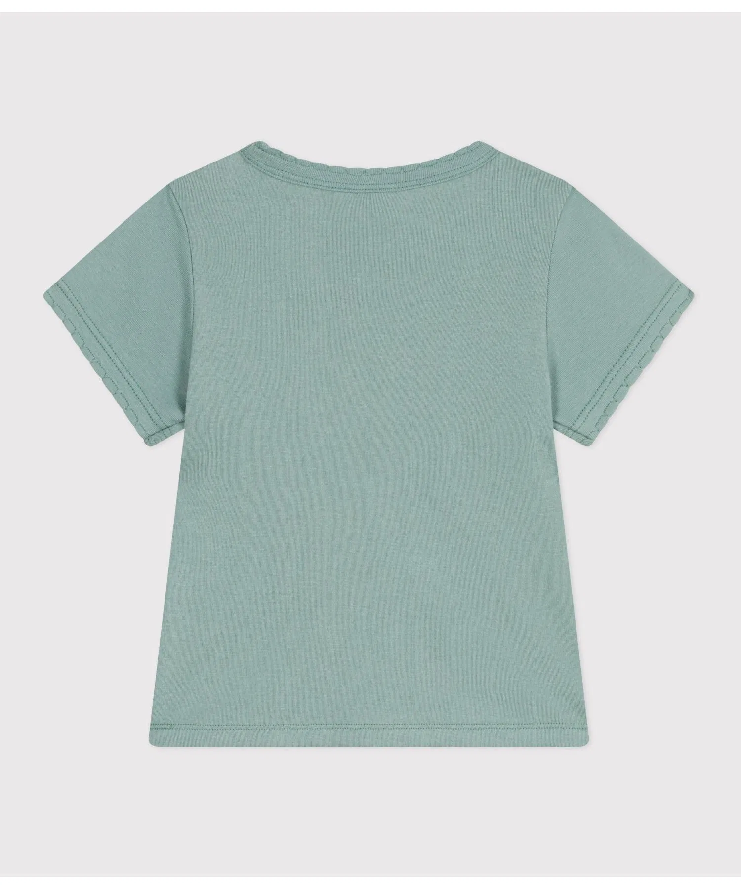 Детская футболка PETIT BATEAU из хлопка белого цвета — фото 2