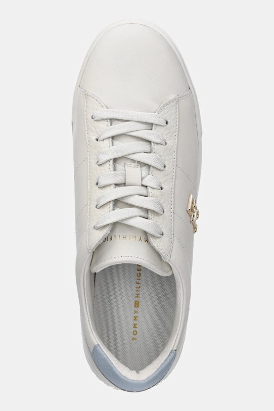 Кожаные кроссовки Platform Court Sneaker Tommy Hilfiger, белый — фото 4