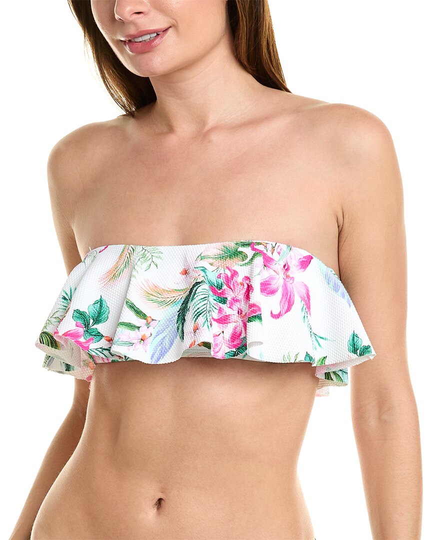 

Топ La Blanca Mystic Bandeau с рюшами, цвет multi