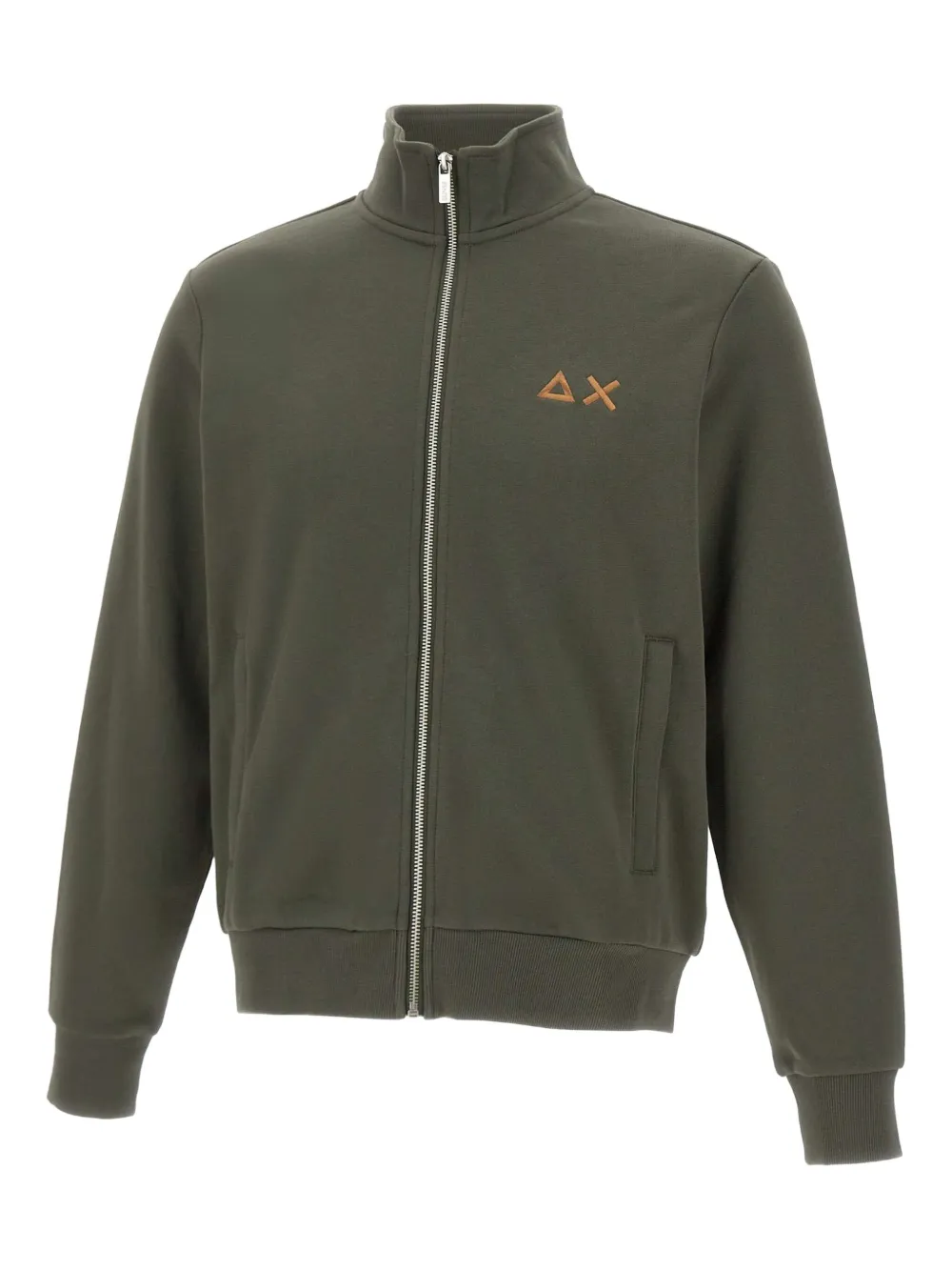 

Толстовка на молнии с вышитым логотипом Sun68, зеленый