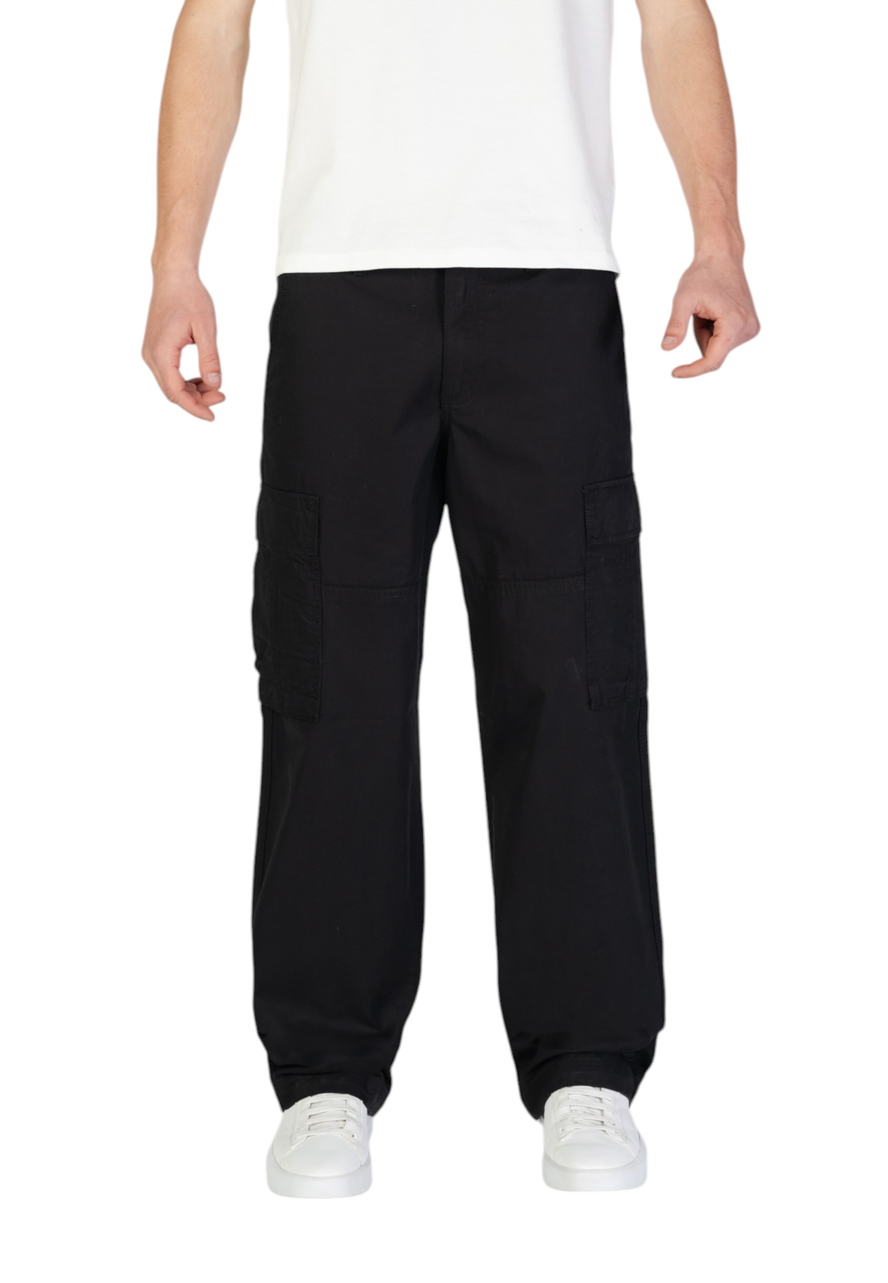 

Брюки мужские Jack & Jones широкие с карманами, черный