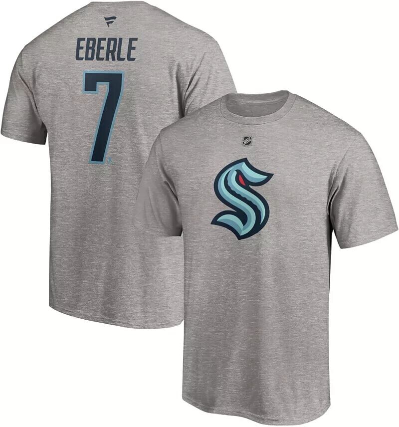 

Серая футболка игрока NHL Seattle Kraken Jordan Eberle #7