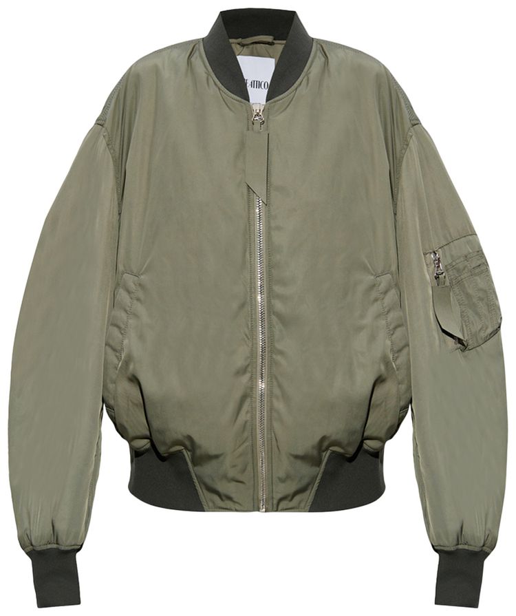 

Куртка The Attico Nylon Bomber Jacket 'Military Green', зеленый