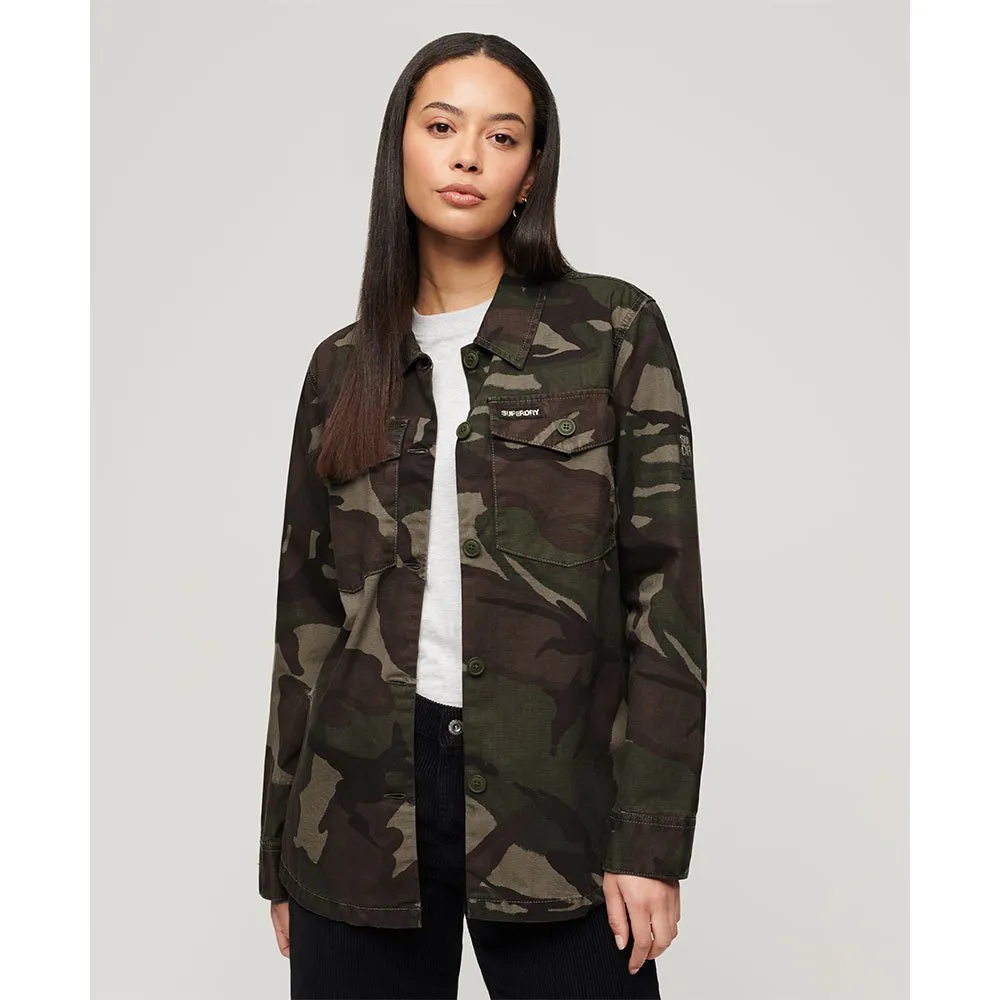 

Верхняя рубашка Superdry Military, зеленый