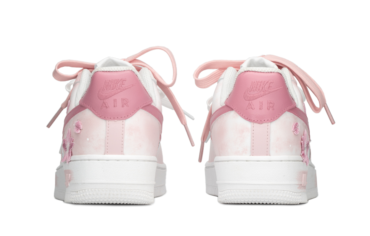 Детские кроссовки для скейтбординга Air Force 1 LE для подростков Nike, розовый/белый — фото 4