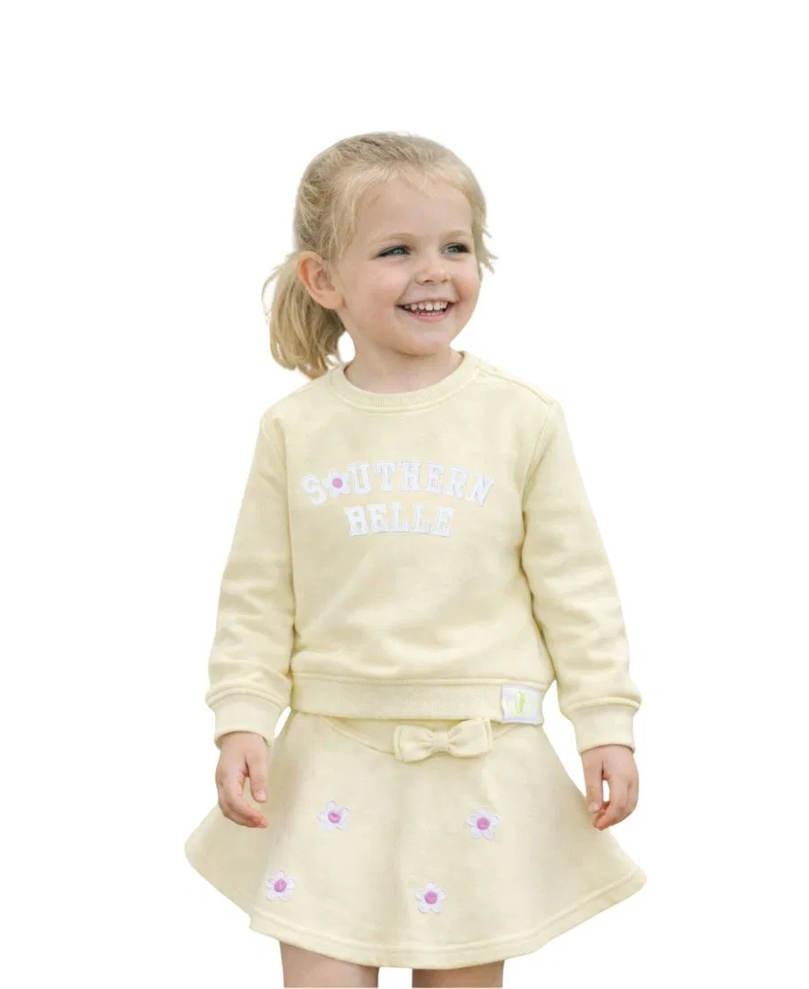 Юбка-шорты Little Girls Little/Big Daisy Clubhouse Bits & Bows, желтый — фото 2